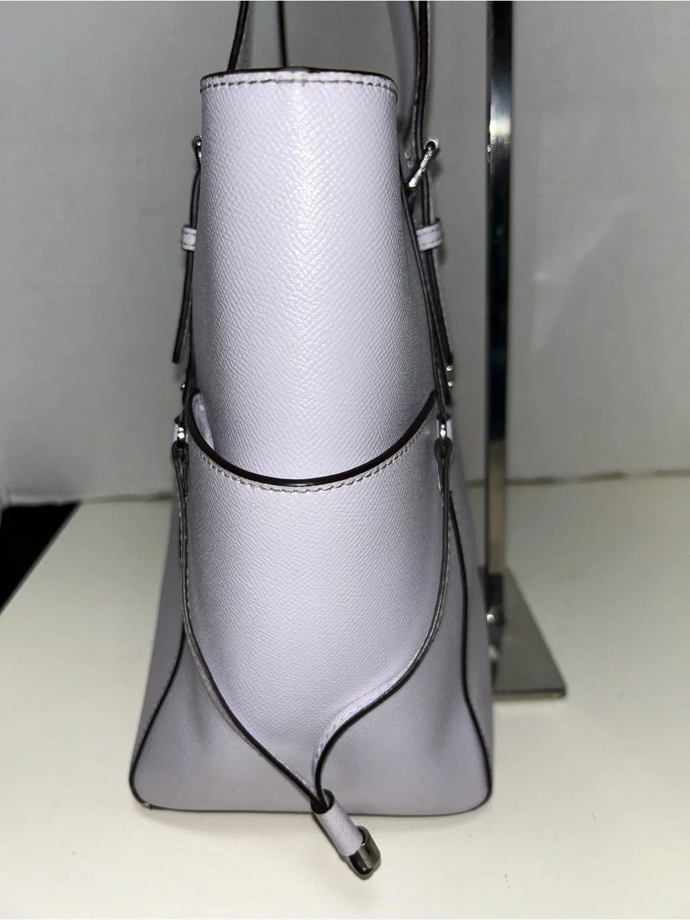 Michael Kors Voyager Light Lilac Saffiano Leather Tote Bag Shoulder Bag